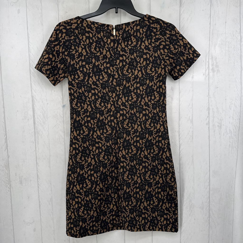 M lace cutout s/s dress
