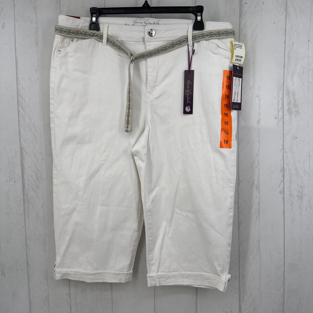 16 belted capris