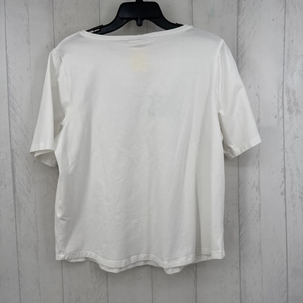 XL sequin flaf s/s tee
