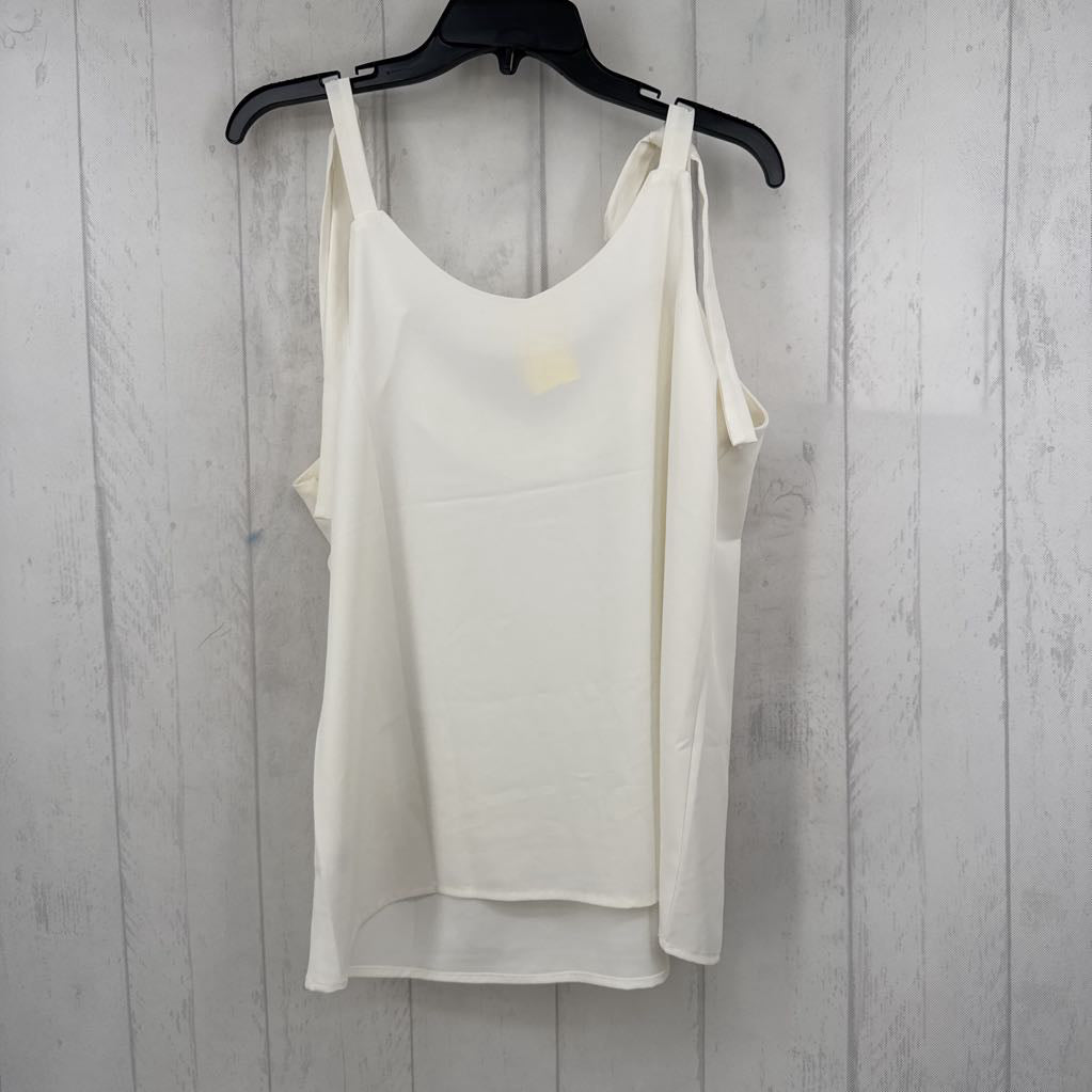 M tied straps flowy tank