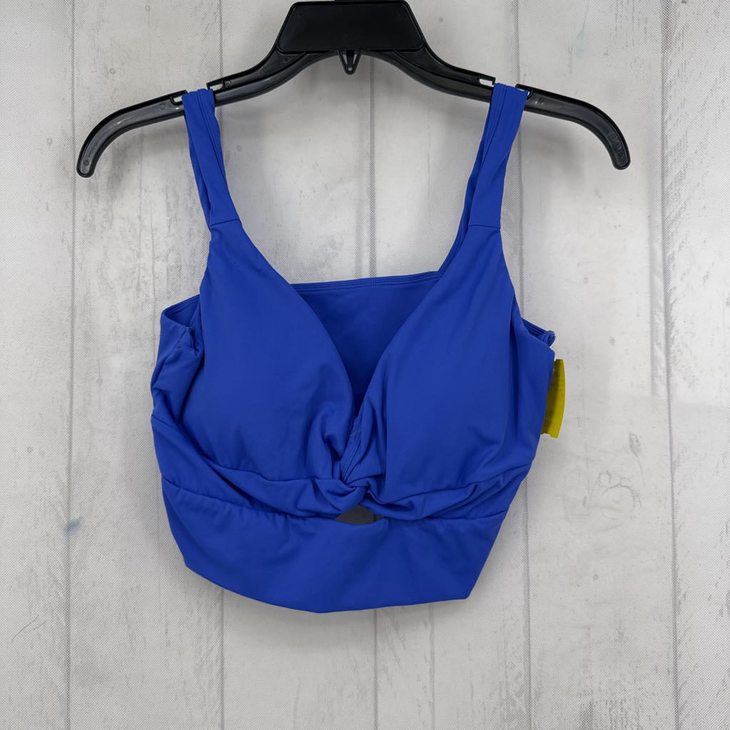 M twist front sports bra
