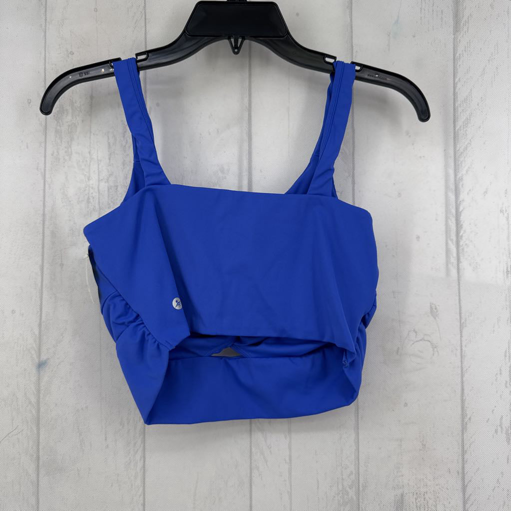 M twist front sports bra