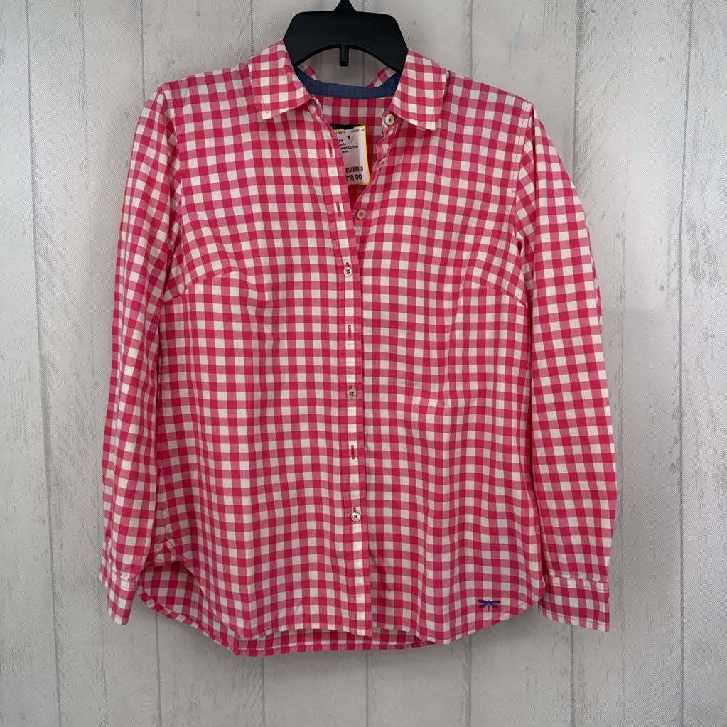 Mp plaid button down l/s top