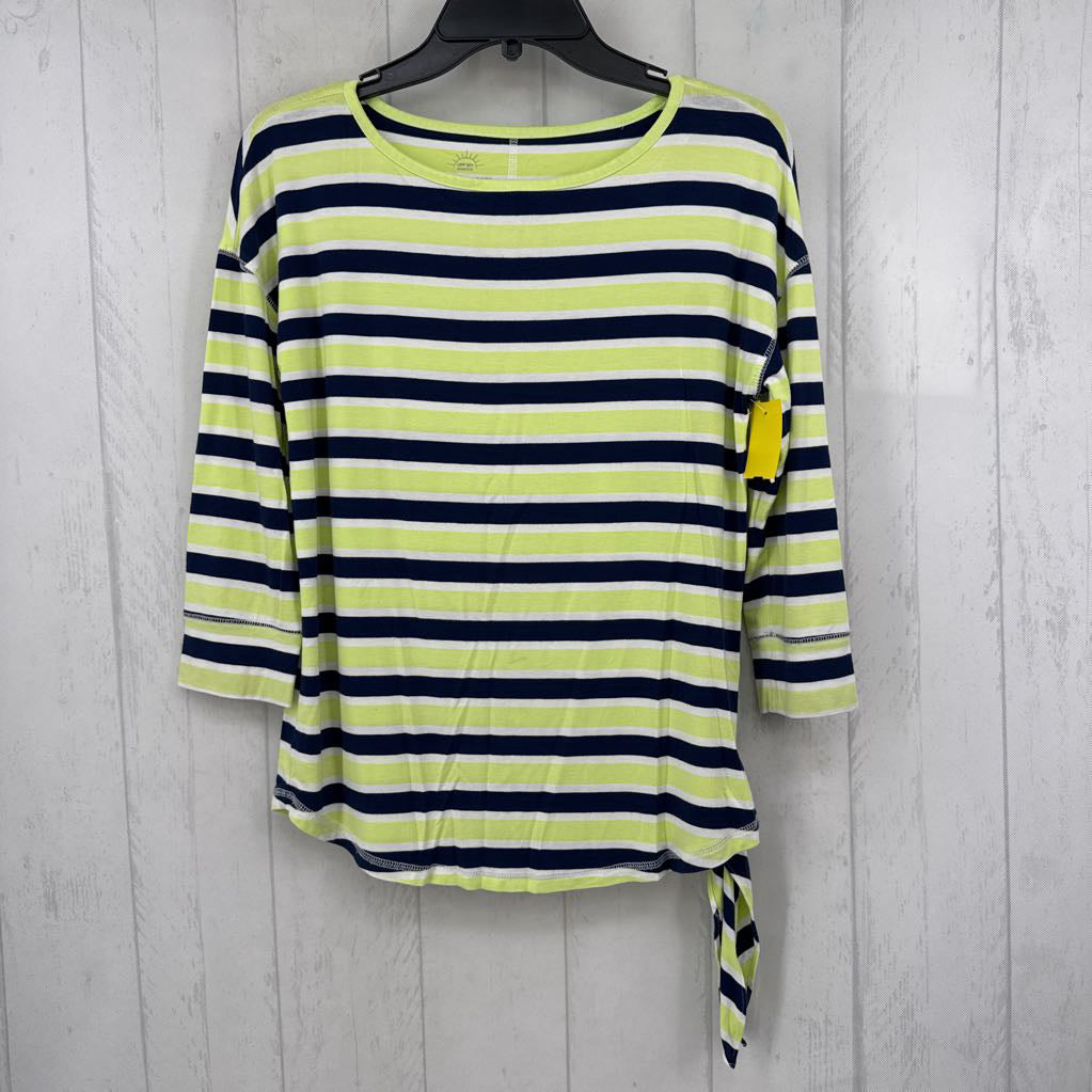 Sp striped 3/4 slv tee
