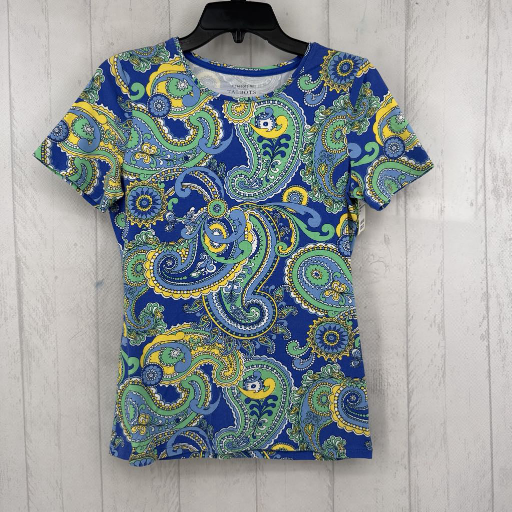 XS paisley print s/s tee