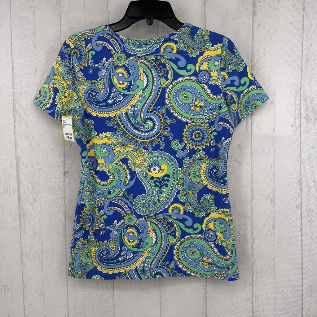 XS paisley print s/s tee