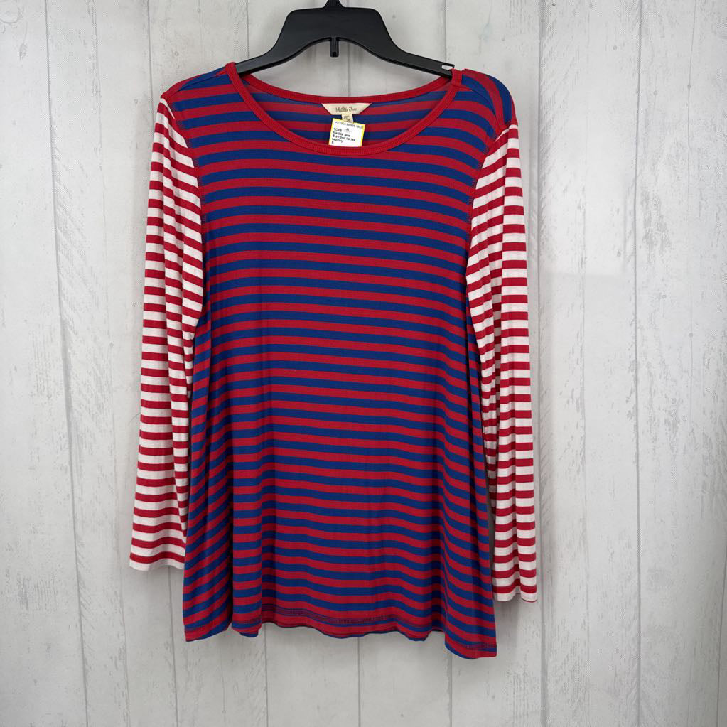 S striped l/s tee