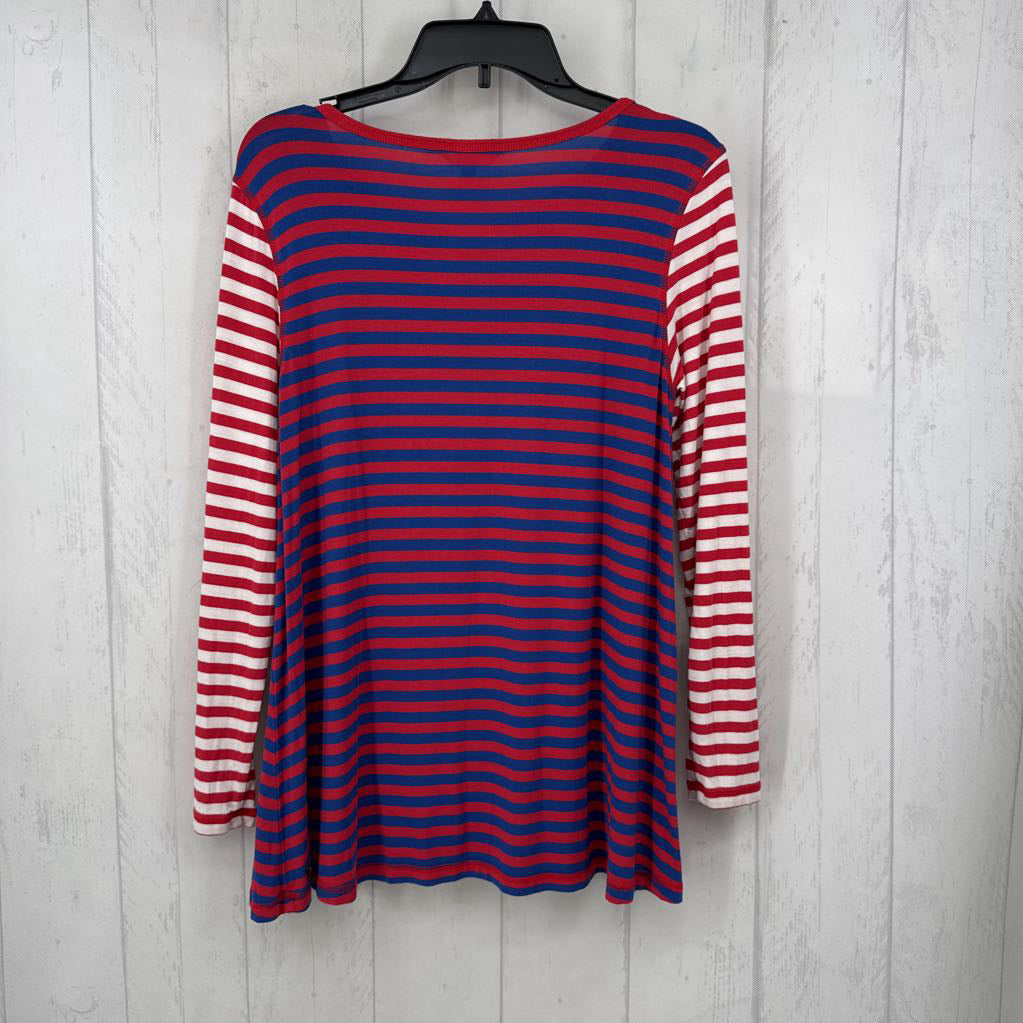 S striped l/s tee