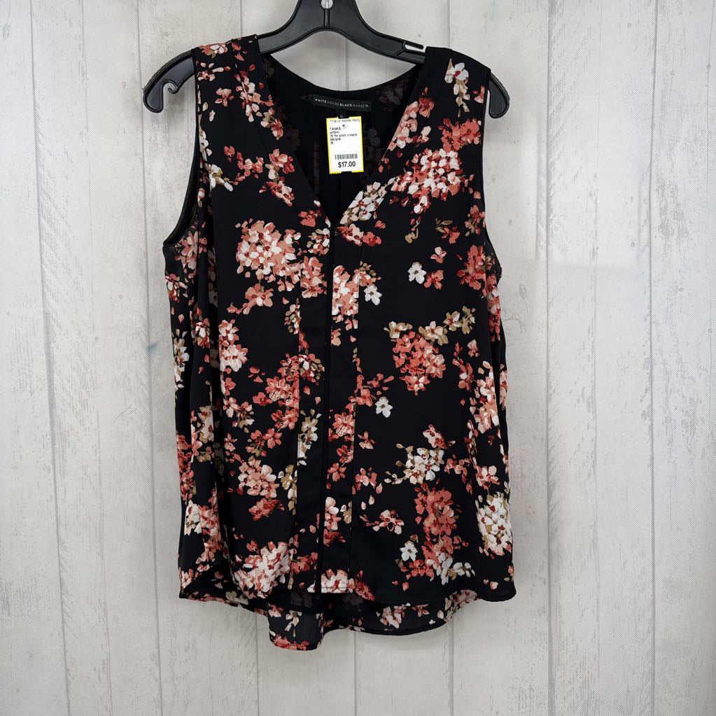 10 flo print v-neck tank