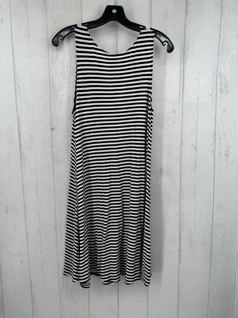 M striped slvls dress