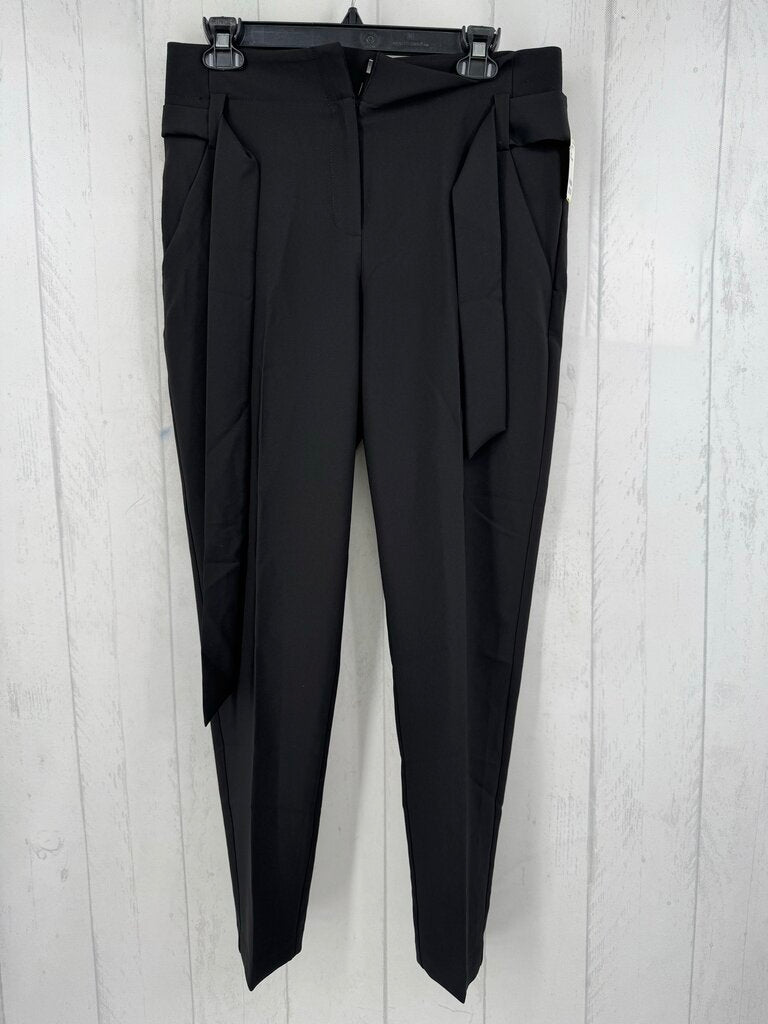 6 belted straight leg trouser