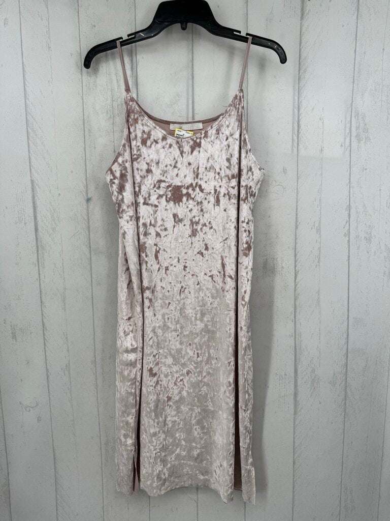 M crushed velvet slvls dress