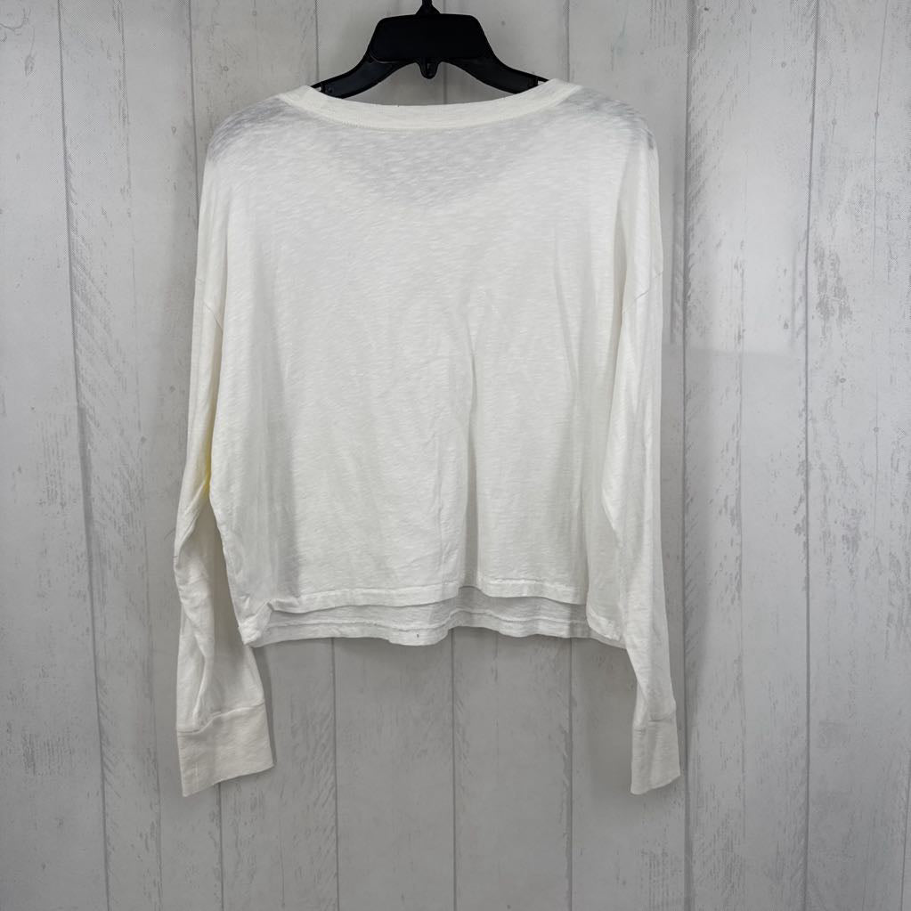 S crewneck l/s tee