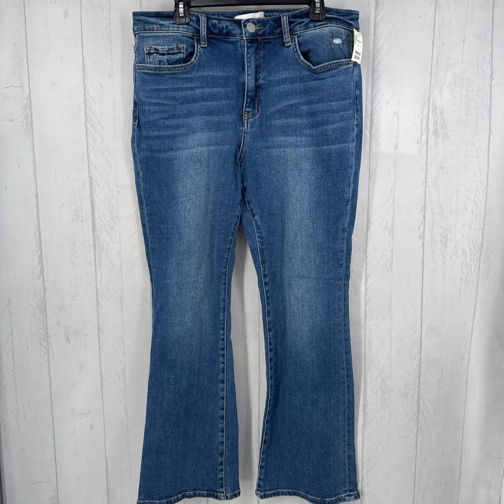 16 flare leg jean