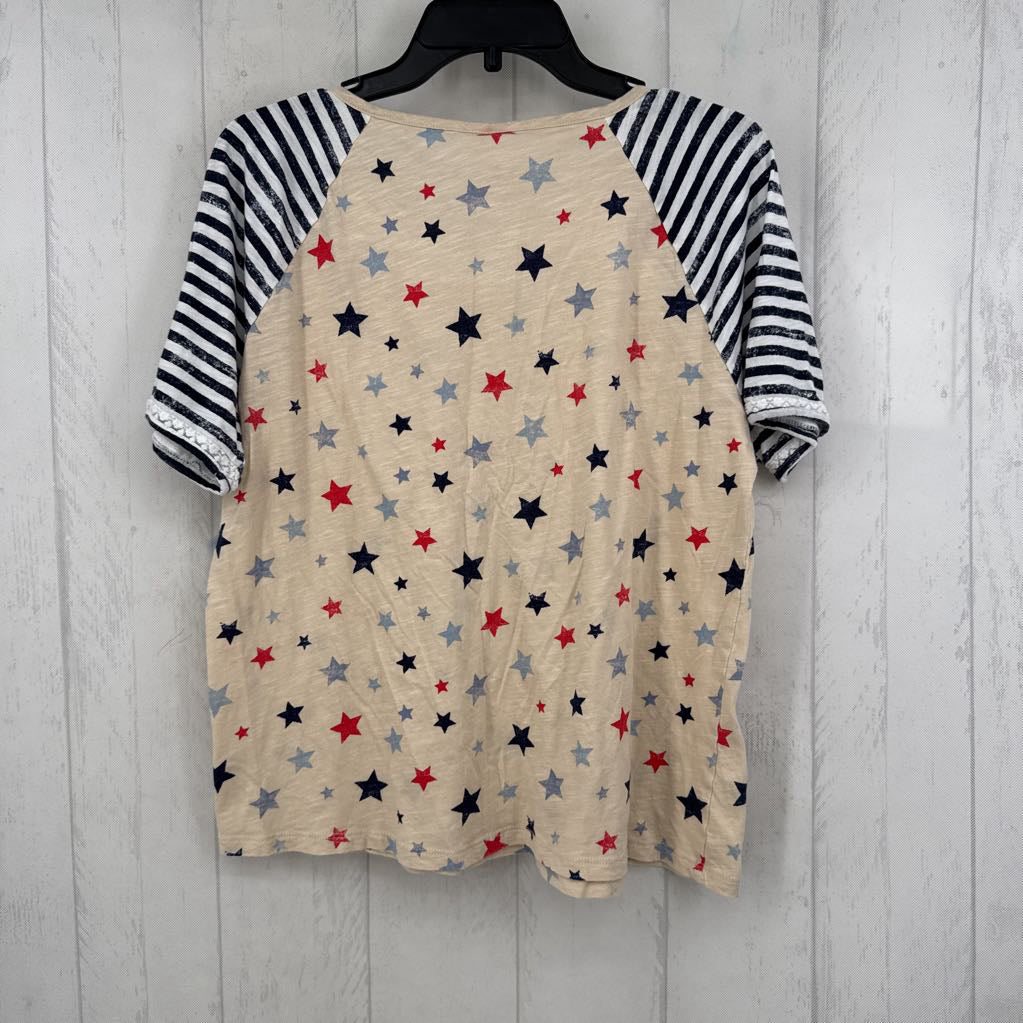 L stars & stripes s/s tee