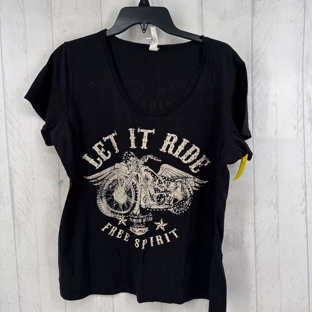 2XL graphic s/s tee-let it ride