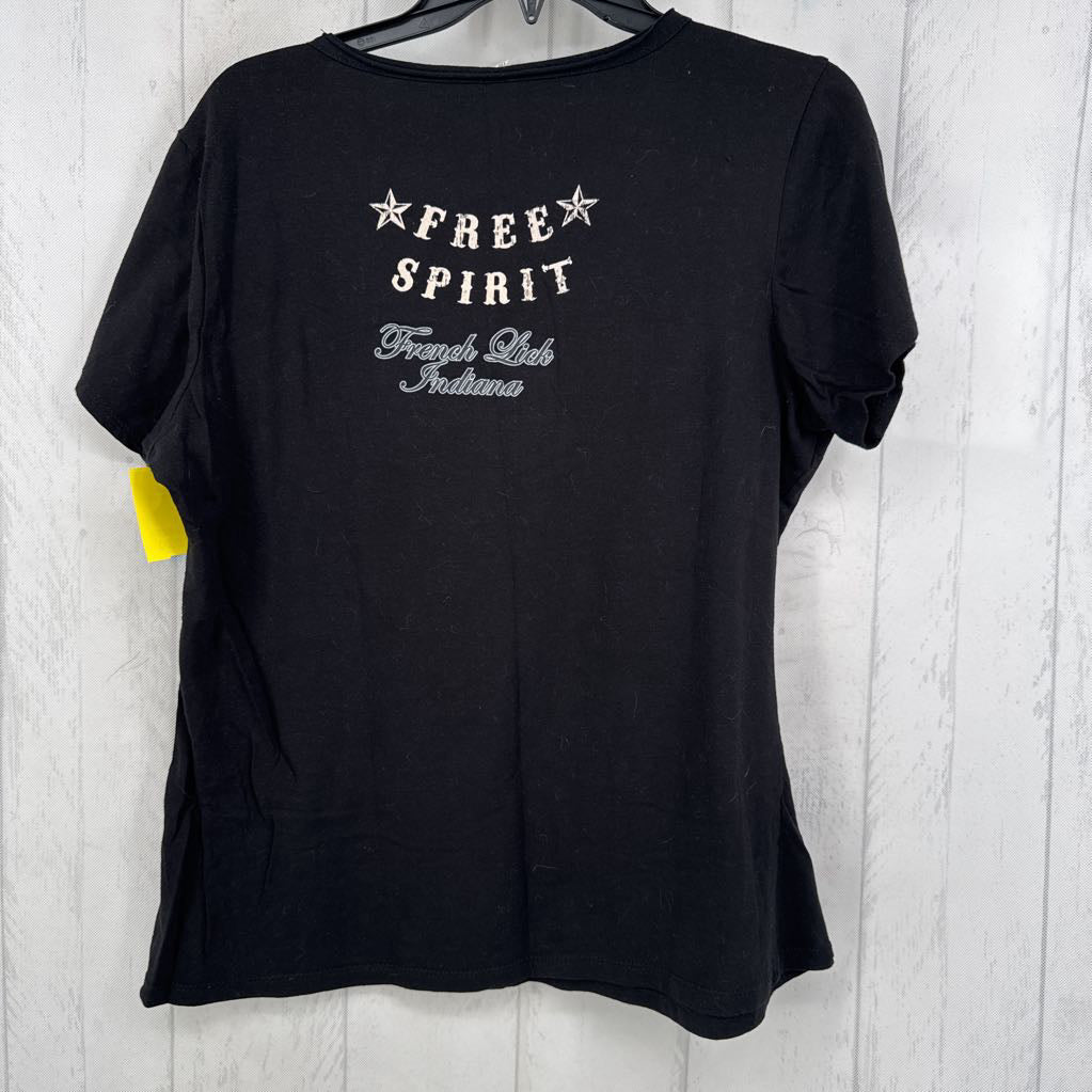 2XL graphic s/s tee-let it ride
