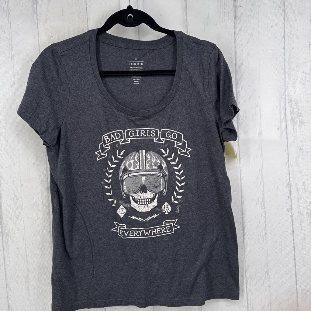 0 graphic s/s tee-bad girls