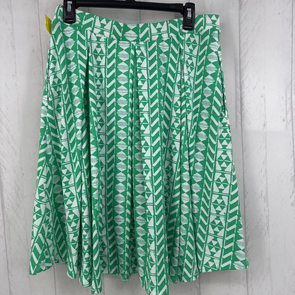 L printed a-line skirt