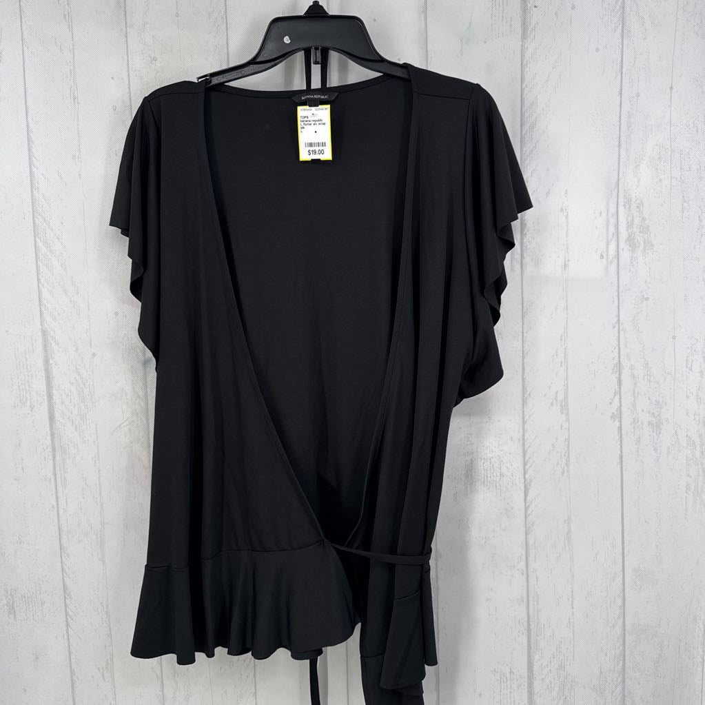 L flutter slv wrap top