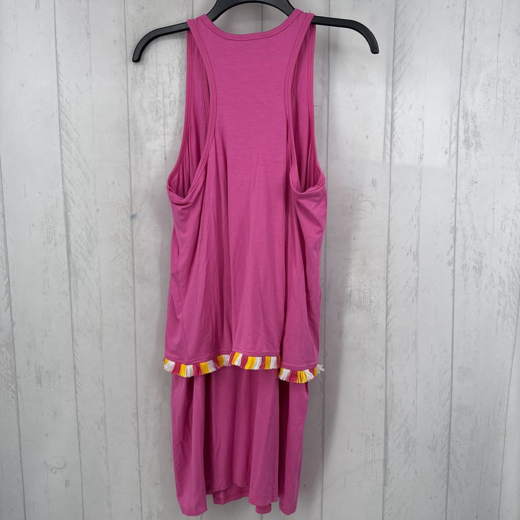 L tassel detail slvls dress