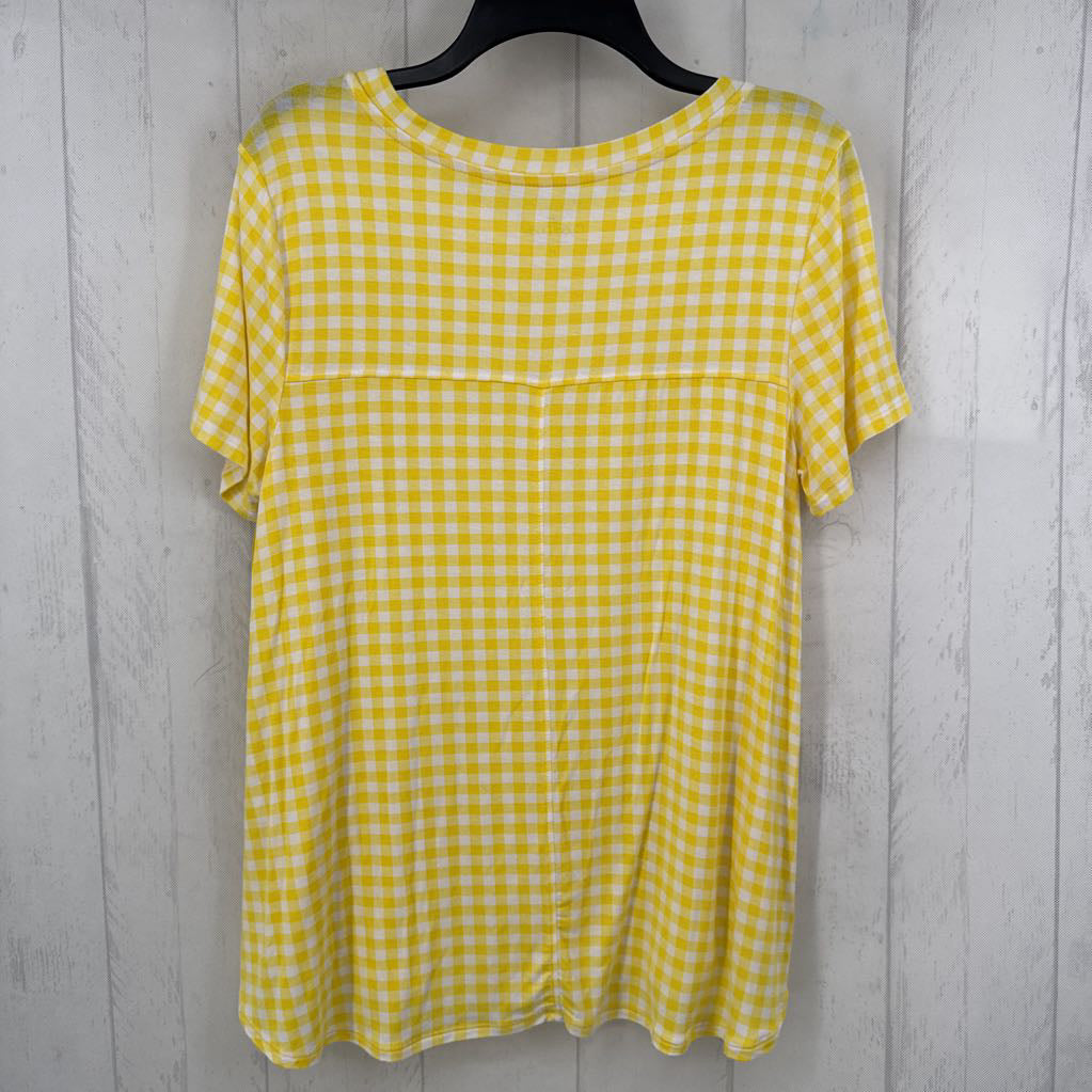 M checkered s/s tee