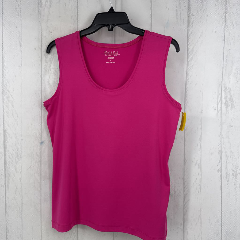 L scoop neck tank