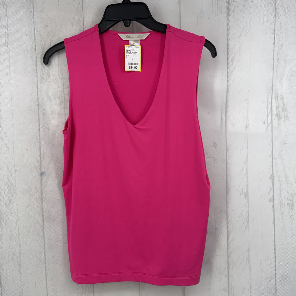 L v-neck tank