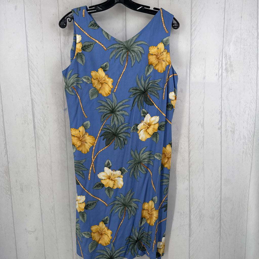 L flo print slvls dress