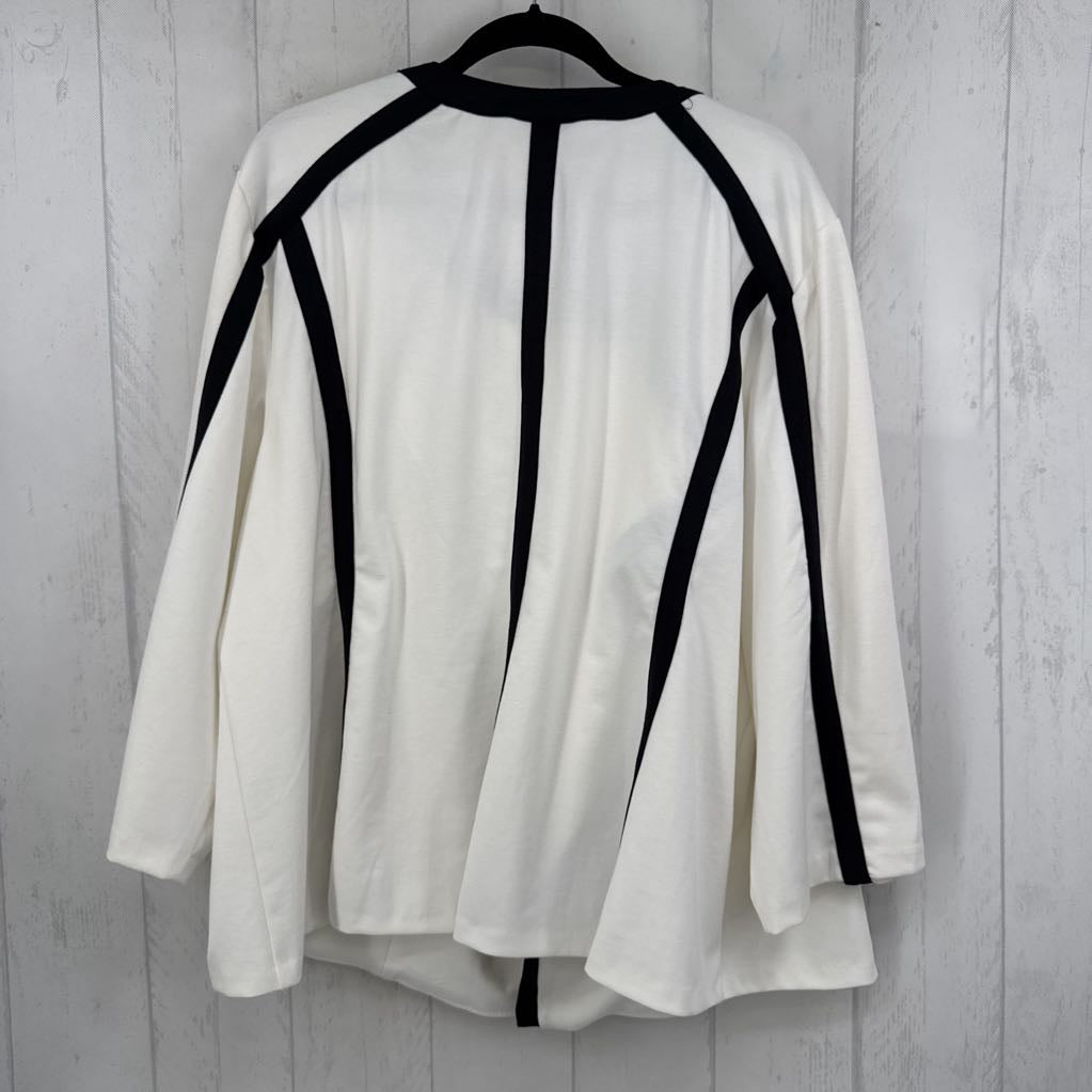 32w l/s side zip blazer