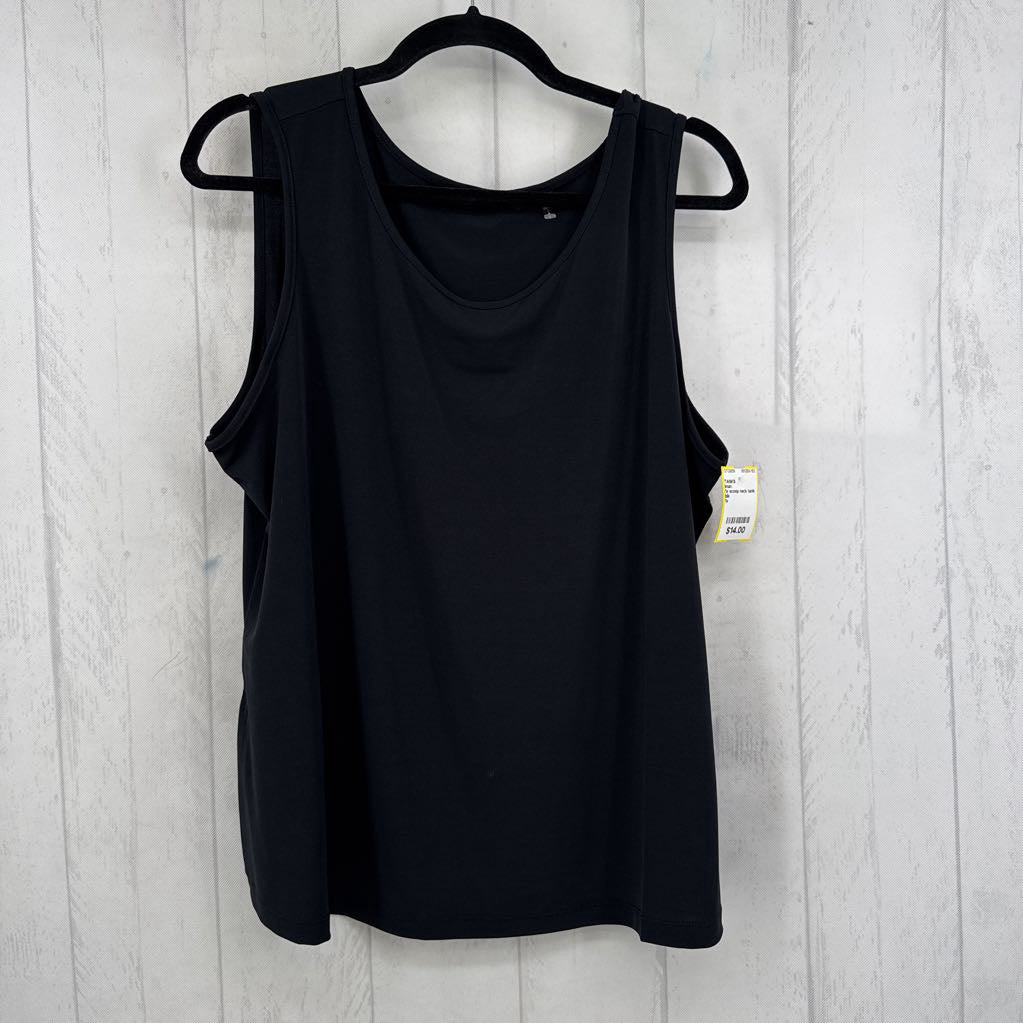 1x scoop neck tank