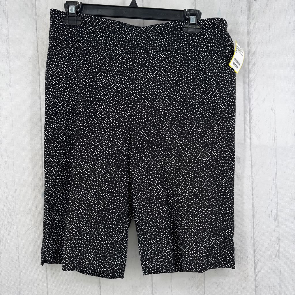 10p dot print pull-on shorts