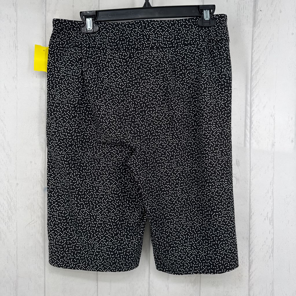 10p dot print pull-on shorts