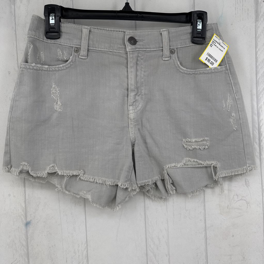 XS pull-on cutoff jean shorts