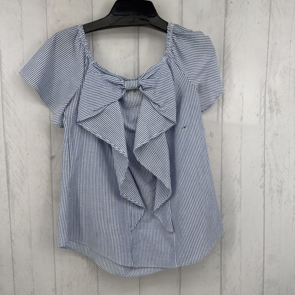 L seersucker s/s top