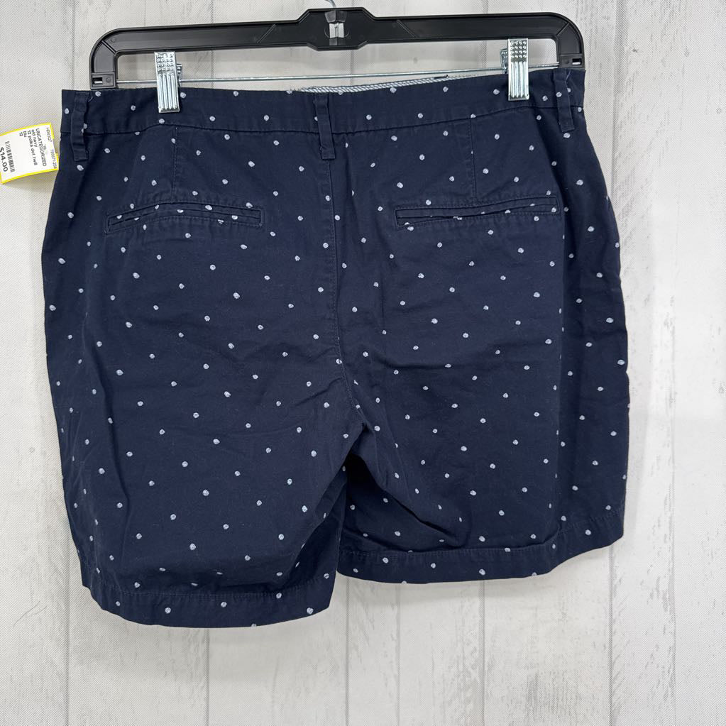 12 polka dot twill shorts