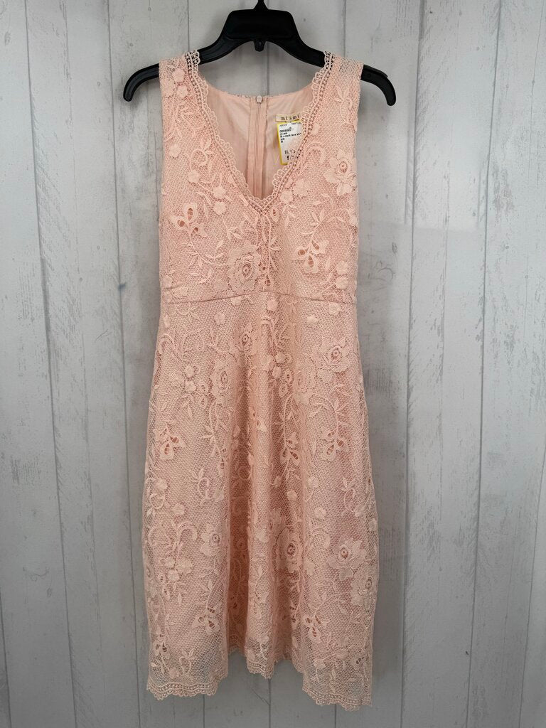 M v-neck lace slvls dress