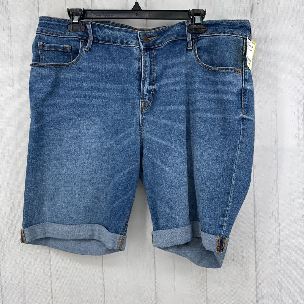 16 denim bermuda shorts