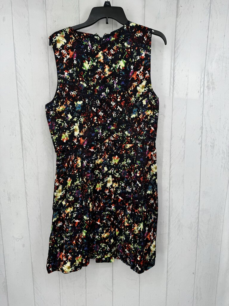 14 flo print slvls dress