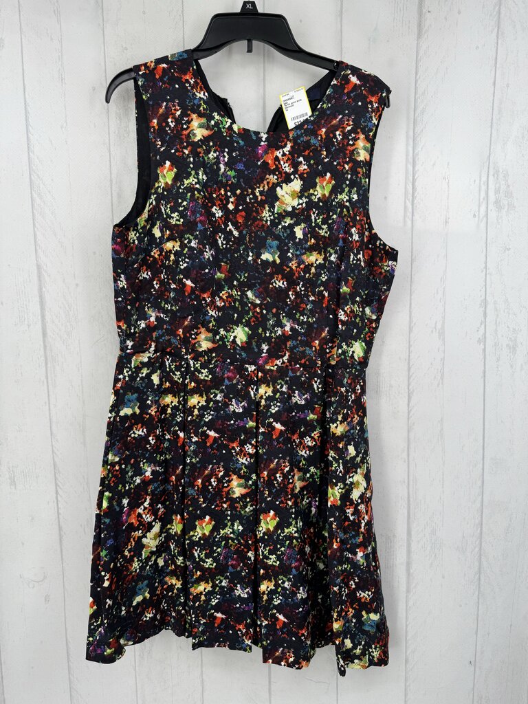 14 flo print slvls dress