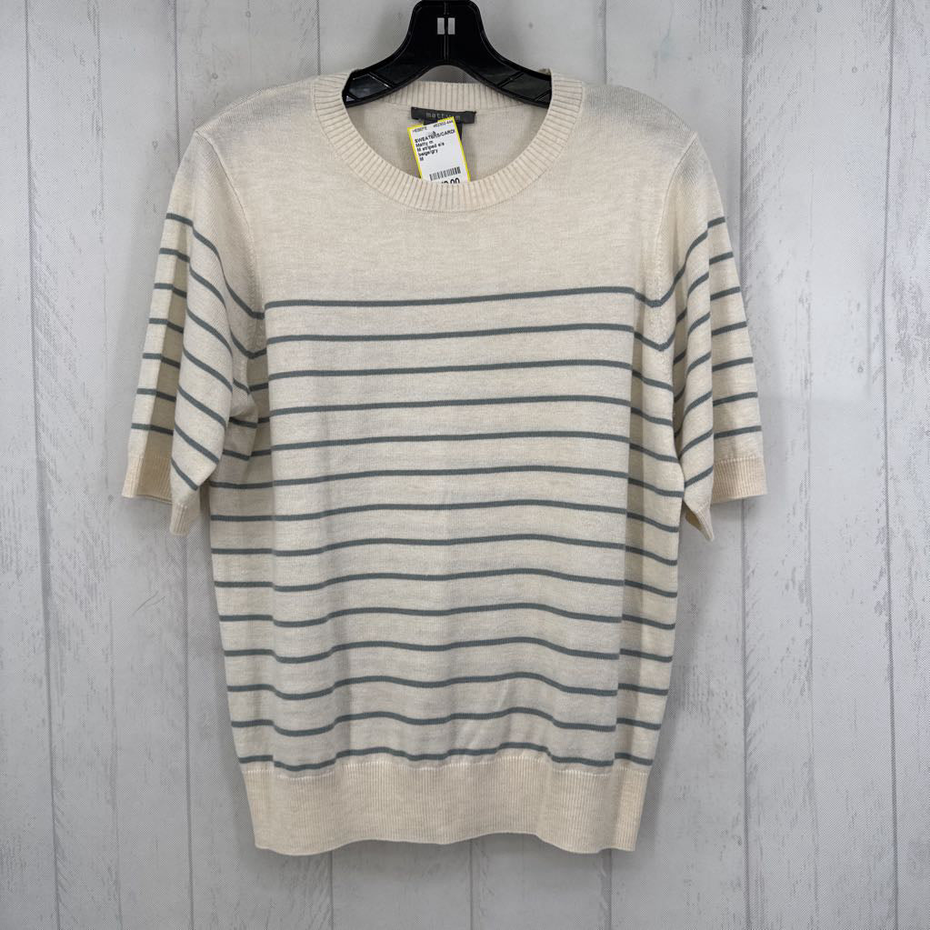 M striped s/s sweater