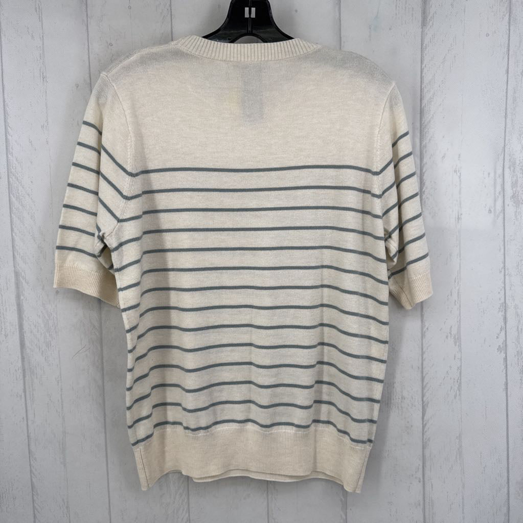 M striped s/s sweater
