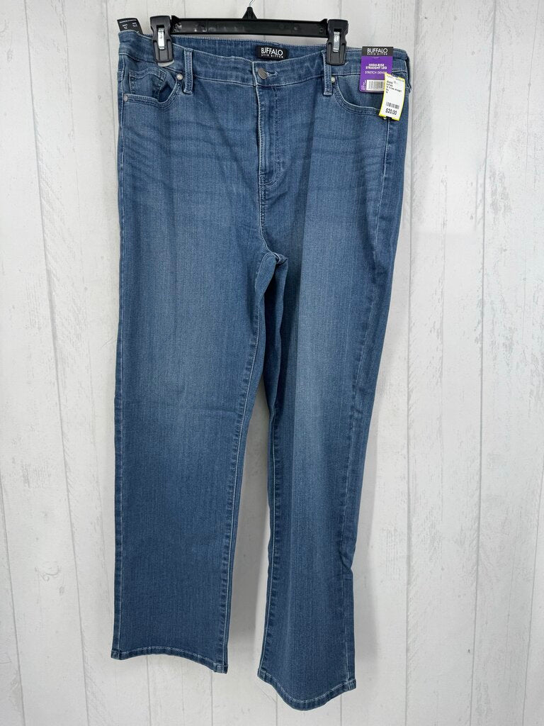 14 hi-rise straight leg jean