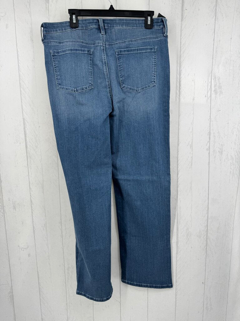 14 hi-rise straight leg jean