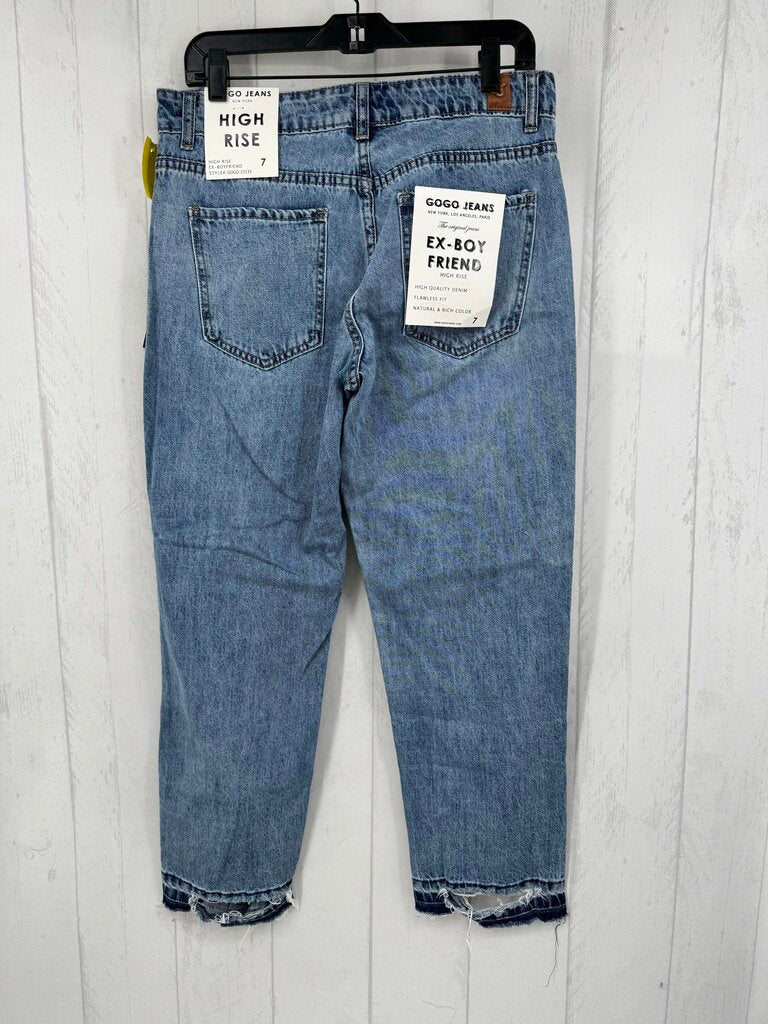 7 hi-rise jean