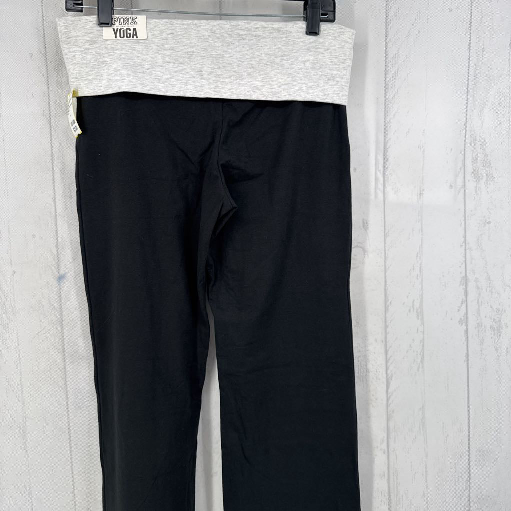 M foldover bootcut yoga pant