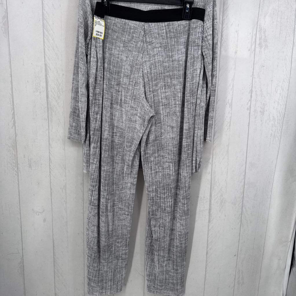 M 2pc pleated cardi & pant set
