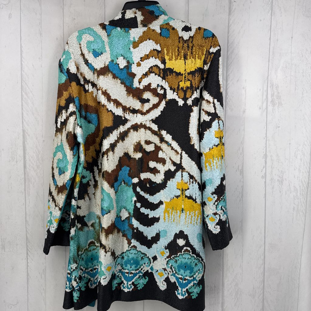 L reversible textured cardi