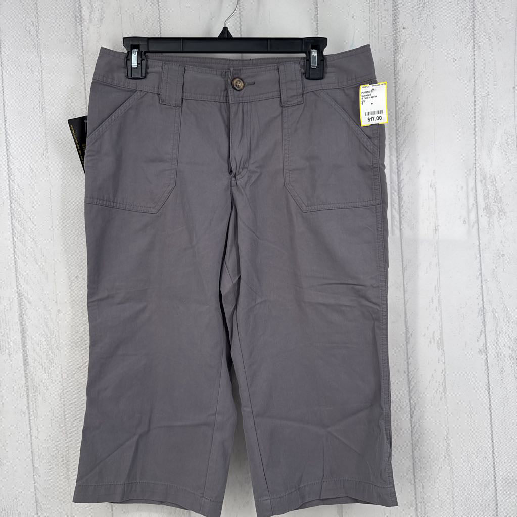 6 twill capris