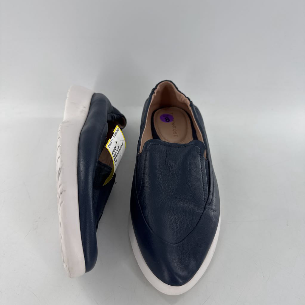 8 leather pointed toe loafer